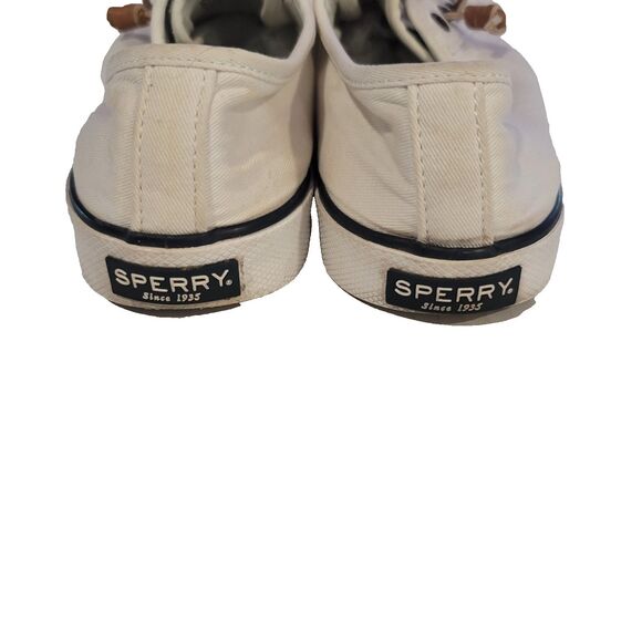 Sperry Top-Sider Crest Vibe Womens Canvas Sneakers Shoes White 6.5 - Picture 5 of 6